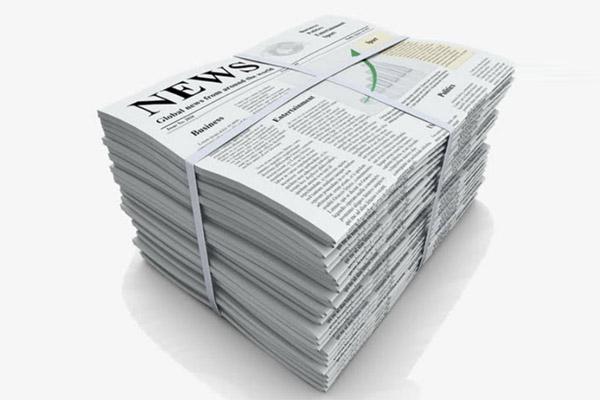 新聞紙嚴重短缺（quē）！這裏或停止印刷報（bào）紙